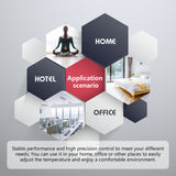 BHT-7000-GBLZB 95-240V AC 16A Smart Knob Thermostat Electric Heating Controller with Zigbee & WiFi, BHT-7000-GBLZB