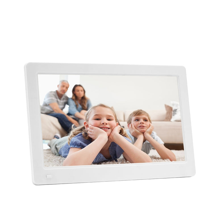 11.6-inch IPS Digital Photo Frame Full View 1920*1080 Electronic Photo Album Advertising Machine White