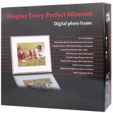 12 inch LED Display Multi-media Digital Photo Frame with Holder & Music & Movie Player, Support USB / SD / Micro SD / MMC / MS / XD Card Input