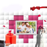 12 inch LED Display Multi-media Digital Photo Frame with Holder & Music & Movie Player, Support USB / SD / Micro SD / MMC / MS / XD Card Input