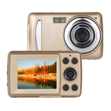 1280x720P HD 4X Digital Zoom 16.0 MP Digital Video Camera Recorder with 2.4 inch TFT Screen Gold