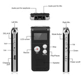 SK012 16GB Smart Noise Reduction HD Voice Recording Pen, Black 16GB