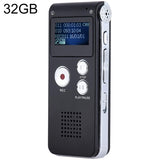 SK012 32GB Smart Noise Reduction HD Voice Recording Pen, Black 32GB
