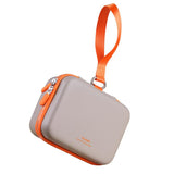 TELESIN DisAdv Medium Hard Shell Carrying Case Storage Bag for DJI Osmo Action 6 / 5 Pro / 4 / 3 Gray Orange