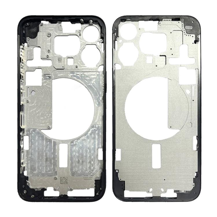 For iPhone 15 Pro Max Middle Frame Bezel Plate Black