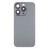 For iPhone 16 Pro Max Glass Original Battery Back Cover with Camera Lens Cover