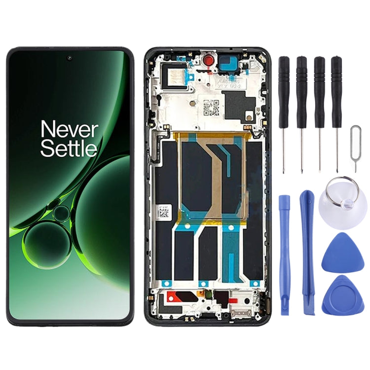 For OnePlus Nord 3 CPH2491 CPH2493 AMOLED Original LCD Screen Digitizer Full Assembly with Frame Black
