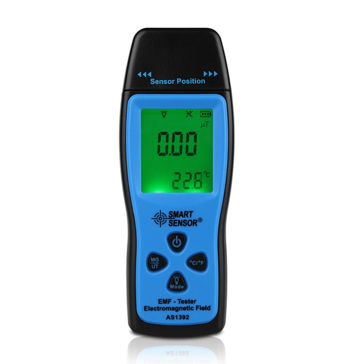 SmartSensor AS1392 Handheld Electromagnetic Radiation Detector Blue