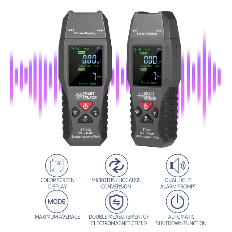 SmartSensor AS1392 Handheld Electromagnetic Radiation Detector