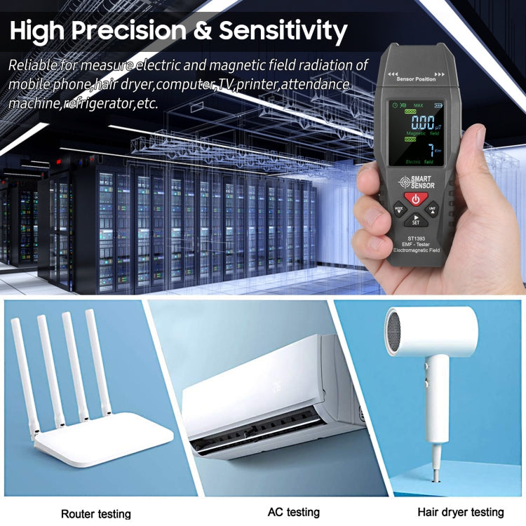 SmartSensor AS1392 Handheld Electromagnetic Radiation Detector