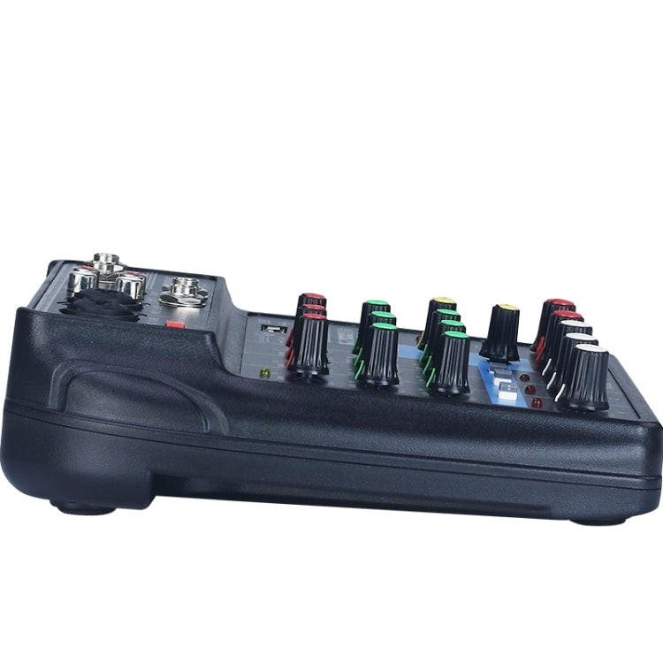 TU04 BT Sound Mixing Console Record 48V Phantom Power Monitor AUX Paths Plus Effects 4 Channels Audio Mixer with USB