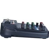 TU04 BT Sound Mixing Console Record 48V Phantom Power Monitor AUX Paths Plus Effects 4 Channels Audio Mixer with USB