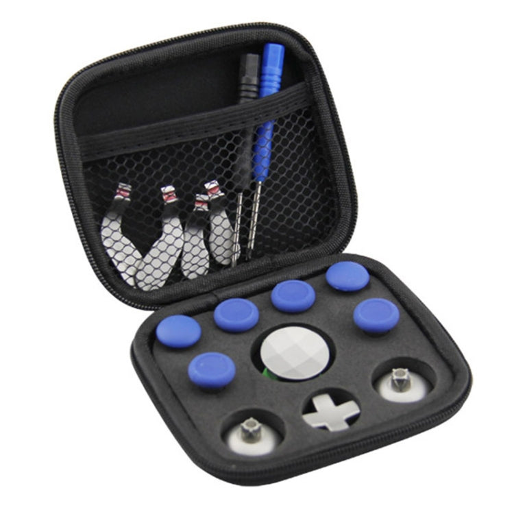 18 PCS Game Controller Handle Key Replacement Accessories for Xbox One ELITE Blue