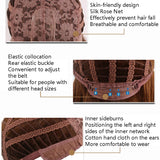 Women Short Hair Wig Full Bangs Chemical Fiber Hair Cover, Brown