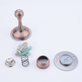 Punch-Free Stainless Steel Thickened Strong Magnetic Door Stopper, Brushed Steel, Green Bronze, Red Bronze, Black