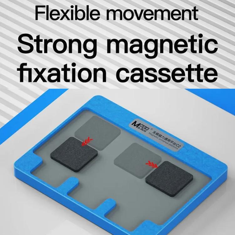 Universal Magnetic Base Cell Phone CPU Motherboard Maintenance Middle Layer Layered Tinning Platform, C2