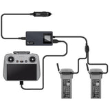 For DJI Air 3S /Air 3 YX Digital Display Car Charger Charge 2 Batteries At the Same Time, Car Charger