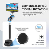 PULUZ Car Suction Cup Arm Mount Phone Tablet Magnetic Holder with Phone Clamp, Car Suction Cup Arm