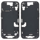 For iPhone 15 Middle Frame Bezel Plate with Side Keys + Card Tray, CE EU Version, US Version, China Version CE EU Version Black
