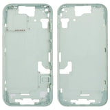 For iPhone 15 Middle Frame Bezel Plate with Side Keys + Card Tray, CE EU Version, US Version, China Version CE EU Version Green
