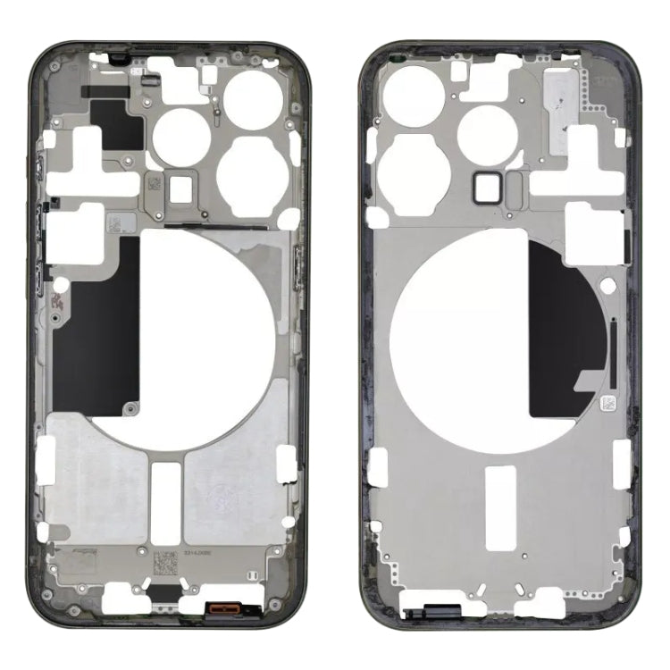 For iPhone 15 Pro Middle Frame Bezel Plate with Side Keys + Card Tray, China Version, US Version, CE EU Version China Version