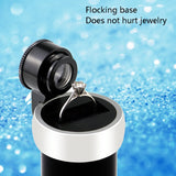 10x HD Optical Glass Lens Diamond GIA Waist Code Professional Jewelry Waist Edge Code Appraisal Magnifying Glass, Color Random Deilvery