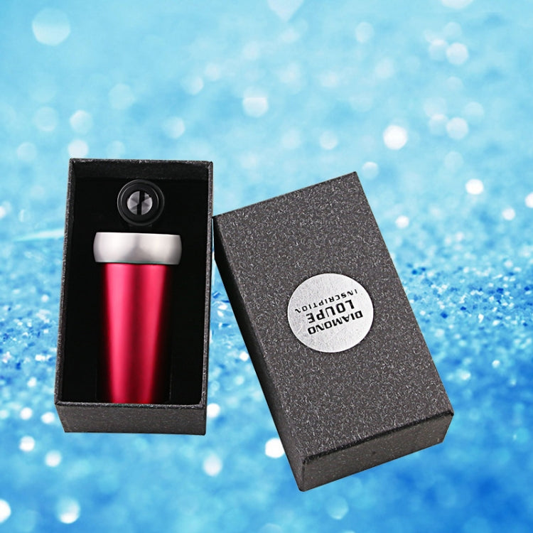 10x HD Optical Glass Lens Diamond GIA Waist Code Professional Jewelry Waist Edge Code Appraisal Magnifying Glass, Color Random Deilvery