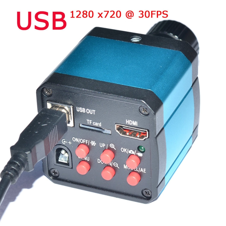 14 Million Pixel Industrial Camera Electron Microscope HDMI USB Mobile Phone Repair Magnifying Glass,US Plug