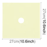 2 PCS Gas Furnace Surface Ultra-thin Fibre Material Stovetop Protective Cleaning Pad, Size: 27*27 cm (Beige)