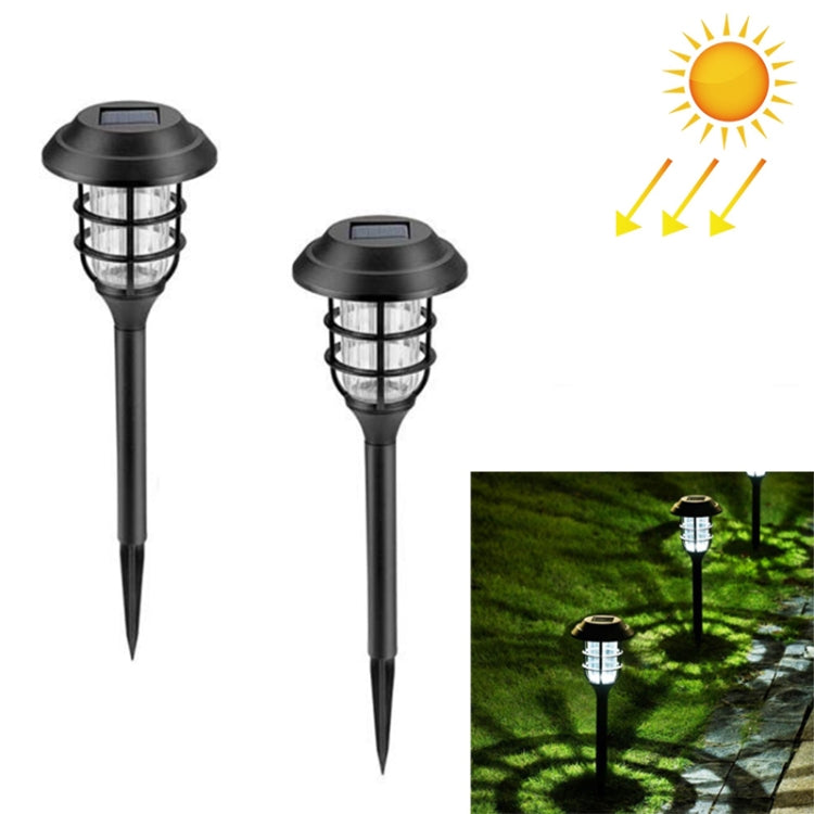 2 PCS Solar Striped Lawn Light LED Outdoor Waterproof Garden Park Landscape Light Default Title