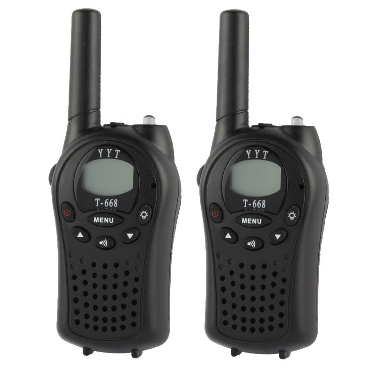 2 PCS T-668 400-470MHz 1.0 inch LCD 8 / 20 / 22CHS Walkie Talkie Set Default Title