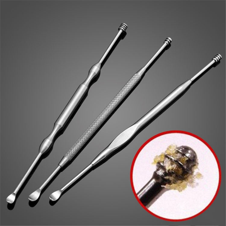 3 PCS Ear Stainless Steel Ear Cleaning Care Tools, Random Delivery Default Title