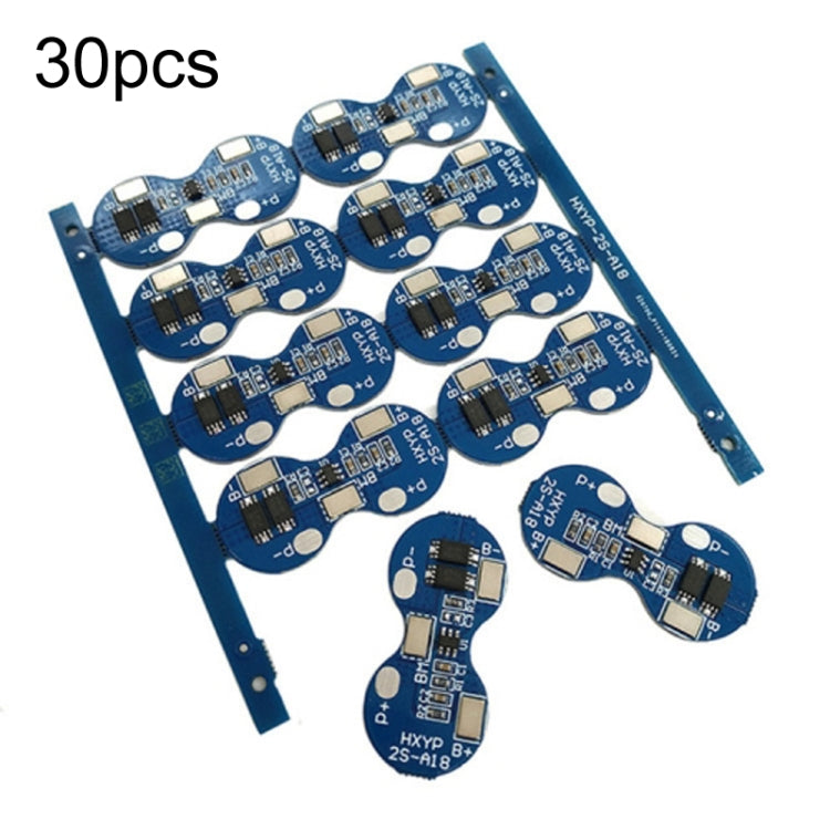 30 PCS 4A 2-Tandem 7.4V / 8.4V 18650 Lithium Battery Protection Board, Anti-Overcharge, Anti-Overdischarge Default Title
