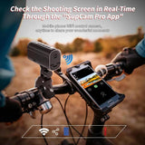 5K Action Camera WiFi Sport DV Riding Bicycle Drive Recorder With Led Light EIS Anti-shake