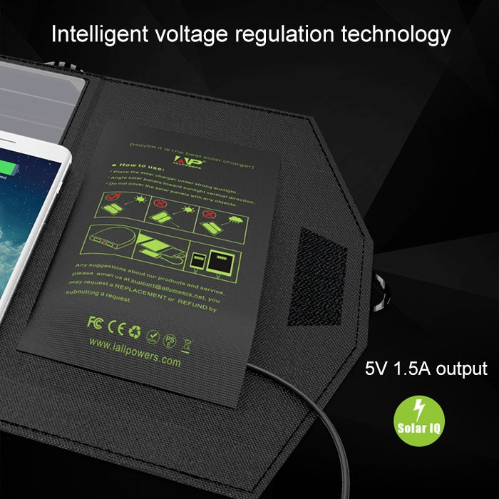 ALLPOWERS Solar Panel 10W 5V Solar Charger Portable Solar Battery Chargers Charging