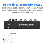 AQA 8-channel Mixer Microphone Effector