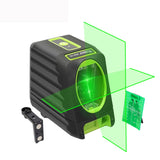 BOX-1G 1V1H 40mW & 10mW 2 Line Green Beam Laser Level Covering Walls and Floors Default Title