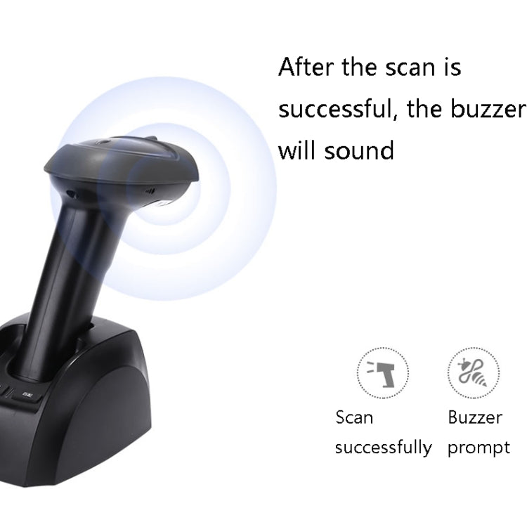 Deli 14951W Barcode Scanner One-Dimensional Code Scanner