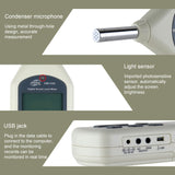 Digital Sound Level Meter with USB Port(Range: 30dB~130dB)