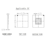 EMMC153 EMMC169 Flip Shrapnel To SD Interface Test Socket Burning Socket for Data Recovery Mobile Phone Repair