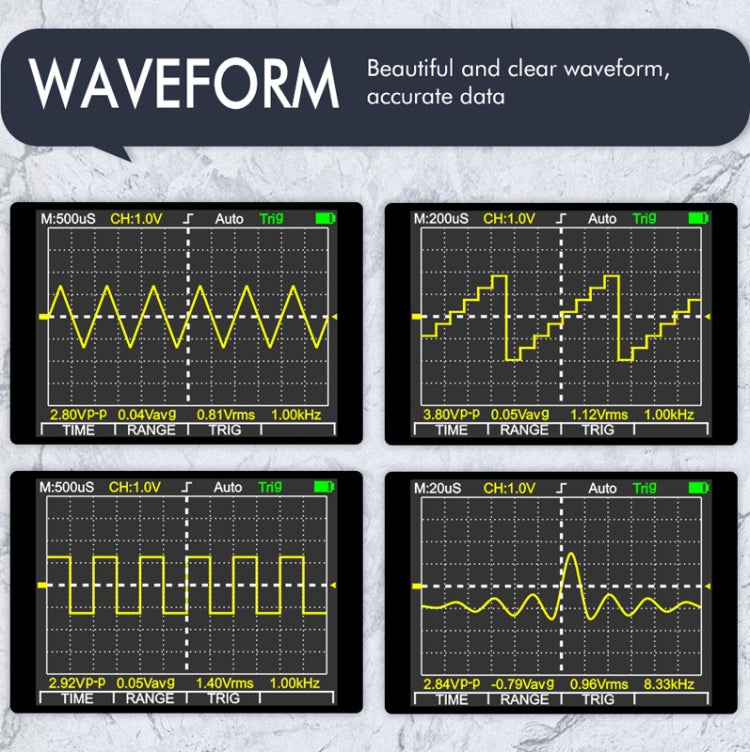 ET828 2 In 1 2 In 1 Oscilloscope Multimeter 2.4 Inch Color Screen Meter Digital Resistance Frequency Tester 1MHz 2.5Msps Meter