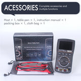 ET828 2 In 1 2 In 1 Oscilloscope Multimeter 2.4 Inch Color Screen Meter Digital Resistance Frequency Tester 1MHz 2.5Msps Meter