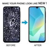 For Samsung Galaxy A16 4G SM-A165F 6.66 inch OLED LCD Screen Digitizer Full Assembly with Frame