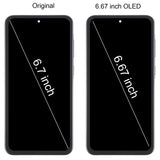 For Samsung Galaxy A36 SM-A366B 6.67 inch OLED LCD Screen Digitizer Full Assembly with Frame