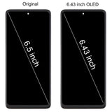 For Samsung Galaxy A51 4G SM-A515F 6.43 inch OLED LCD Screen Digitizer Full Assembly with Frame