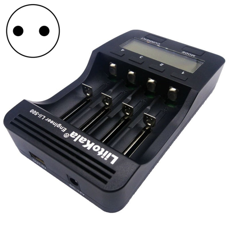 LiitoKala lii-500 Lithium Battery Charger for Li-ion IMR 18650, 26650, 16340, 14500, 10440, 18500, EU Plug Default Title