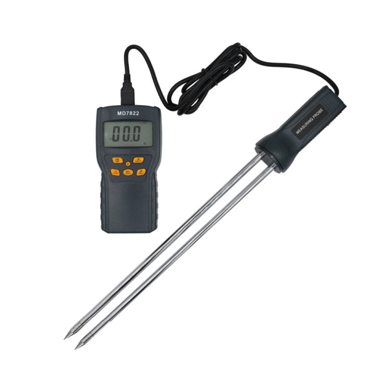 MD7822 Smart Grain Moisture Tester Ultra-Long Probe Digital Moisture Meter Default Title