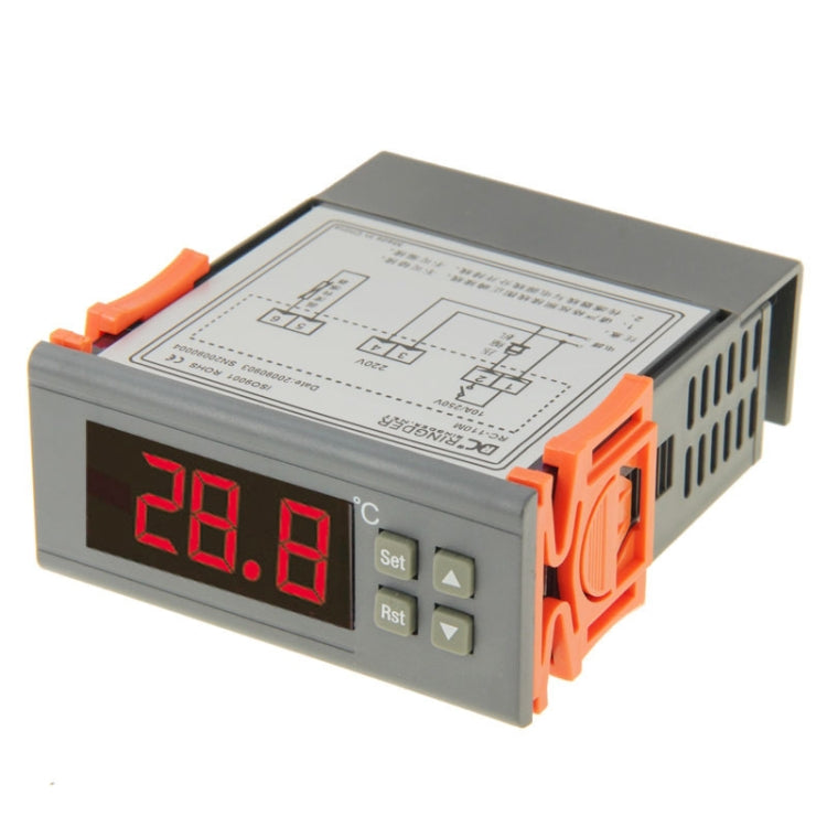 RC-110M Digital LCD Temperature Controller Thermocouple Thermostat Regulator with Sensor Termometer, Temperature Range: -40 to 110 Degrees Celsius Default Title