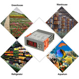 RC-210M Digital LCD Temperature Controller Thermocouple Thermostat Regulator with Sensor Termometer, Temperature Range: -40 to 110 Degrees Celsius