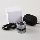 Rechargeable Tube Type With LED White Lamp UV Lamp Scale Measurement And Identification HD Optical Glass 10 Times Magnifying Glass
